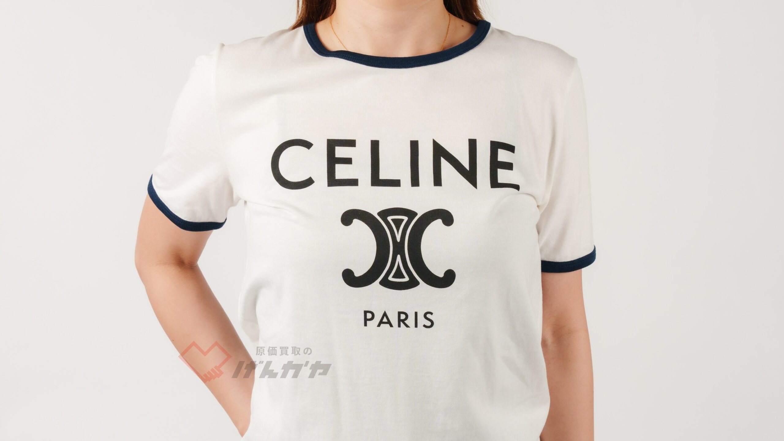 セリーヌ　リンガー　Tシャツ