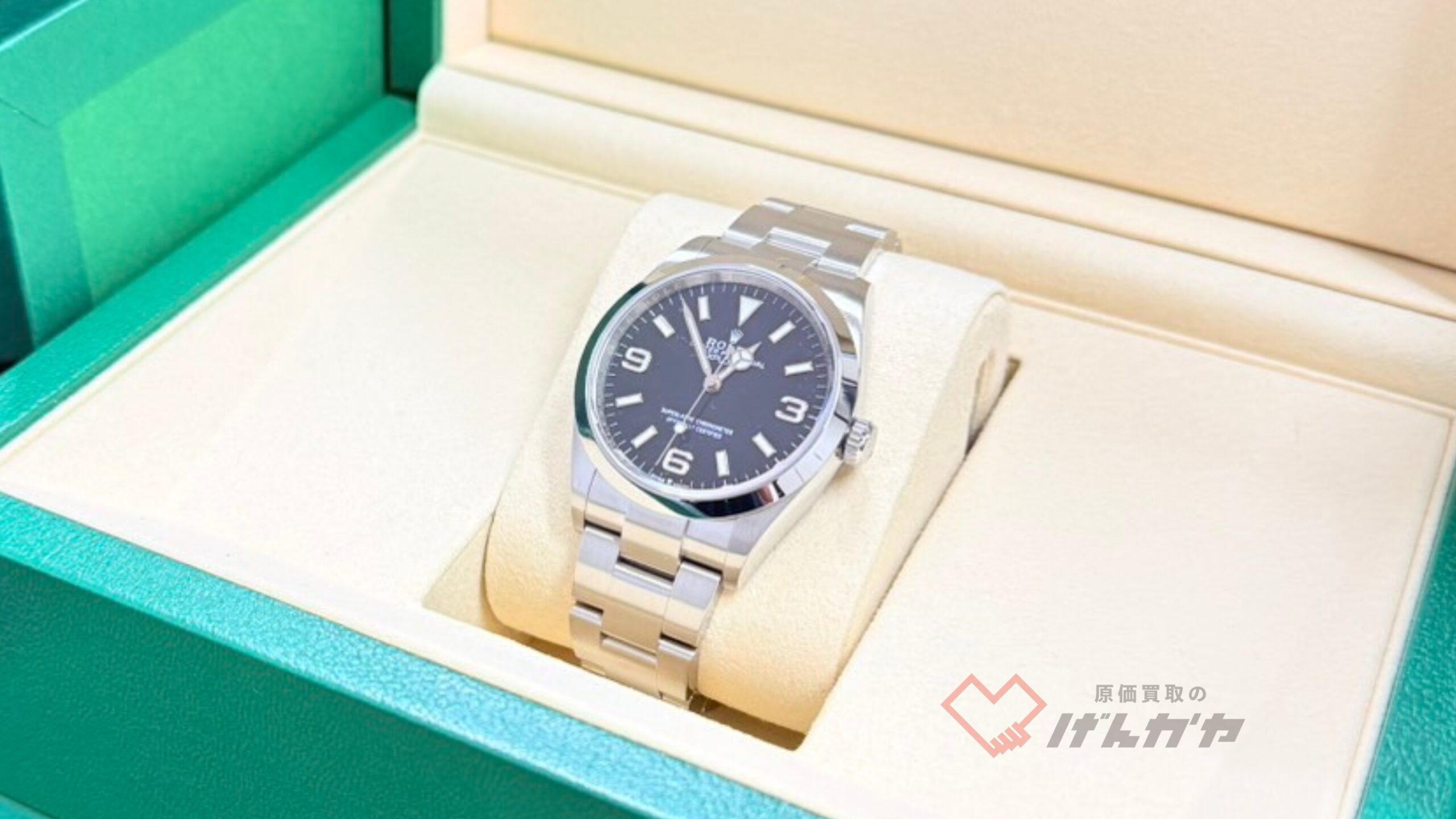 ロレックス　エクスプローラーⅠ　124270　SS/AT　黒文字盤