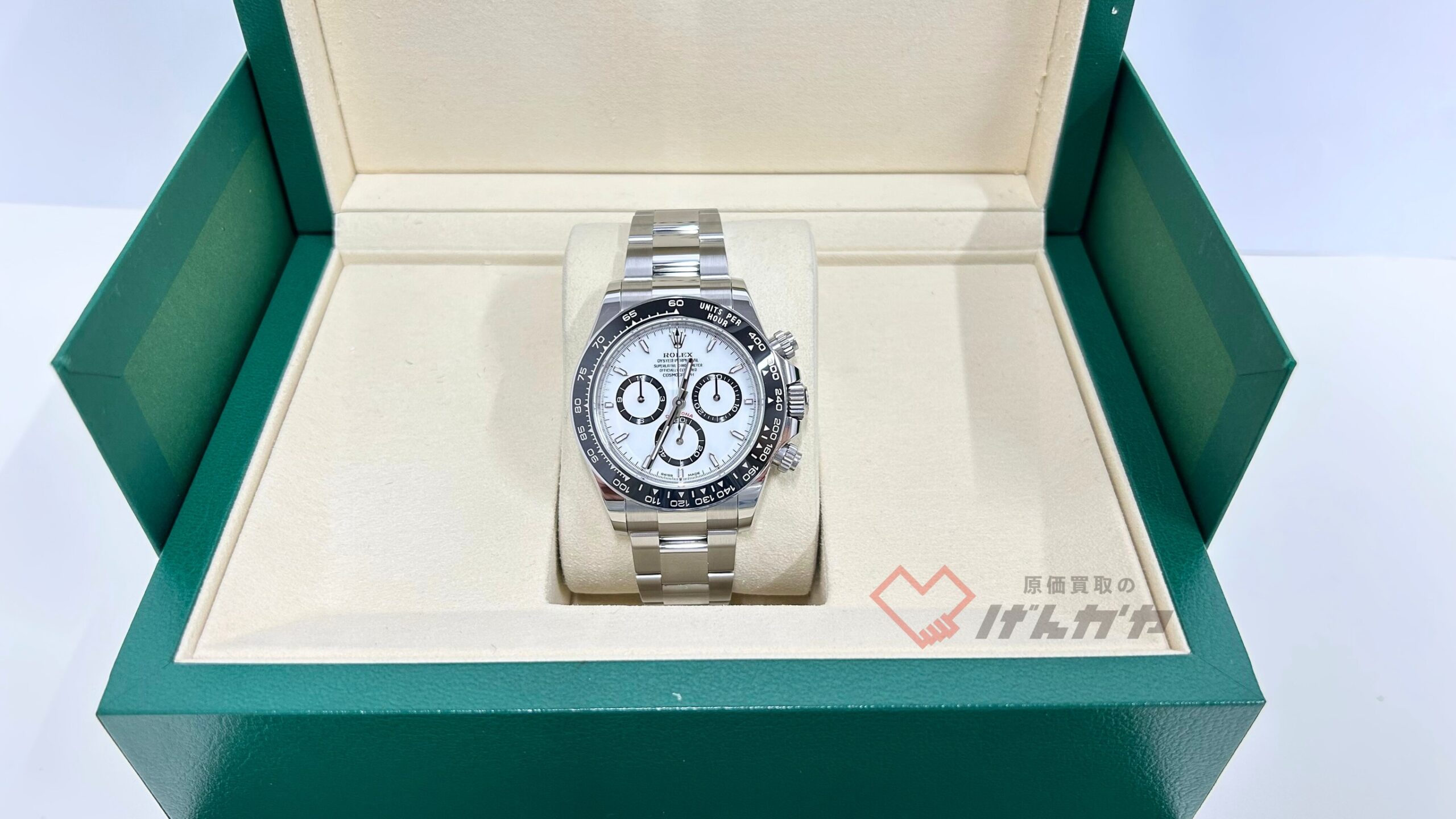 ロレックス　デイトナ　126500LN　　SS/AT　白文字盤