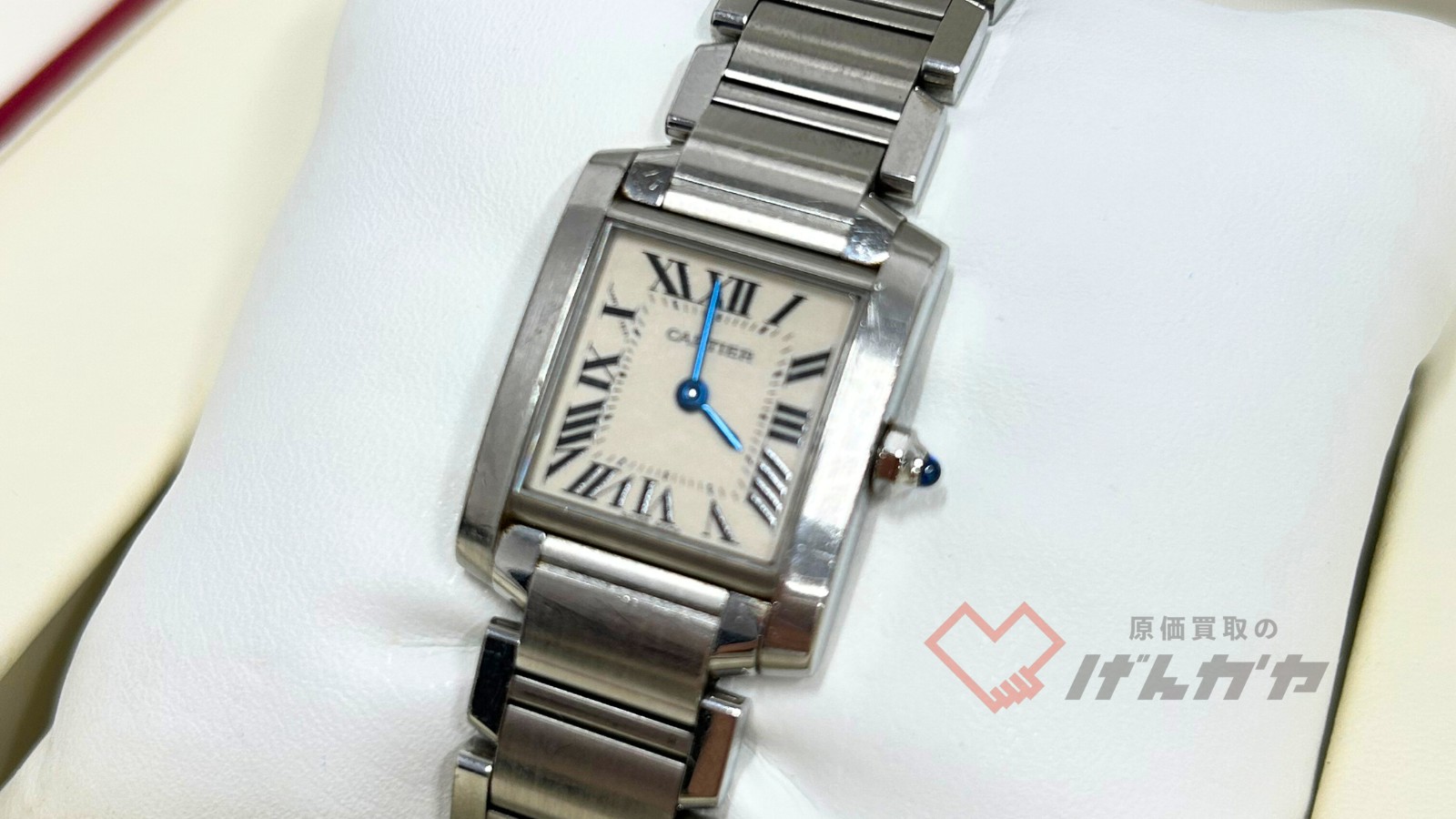 カルティエ 　タンクフランセーズ　2384　SS/AT　白文字盤