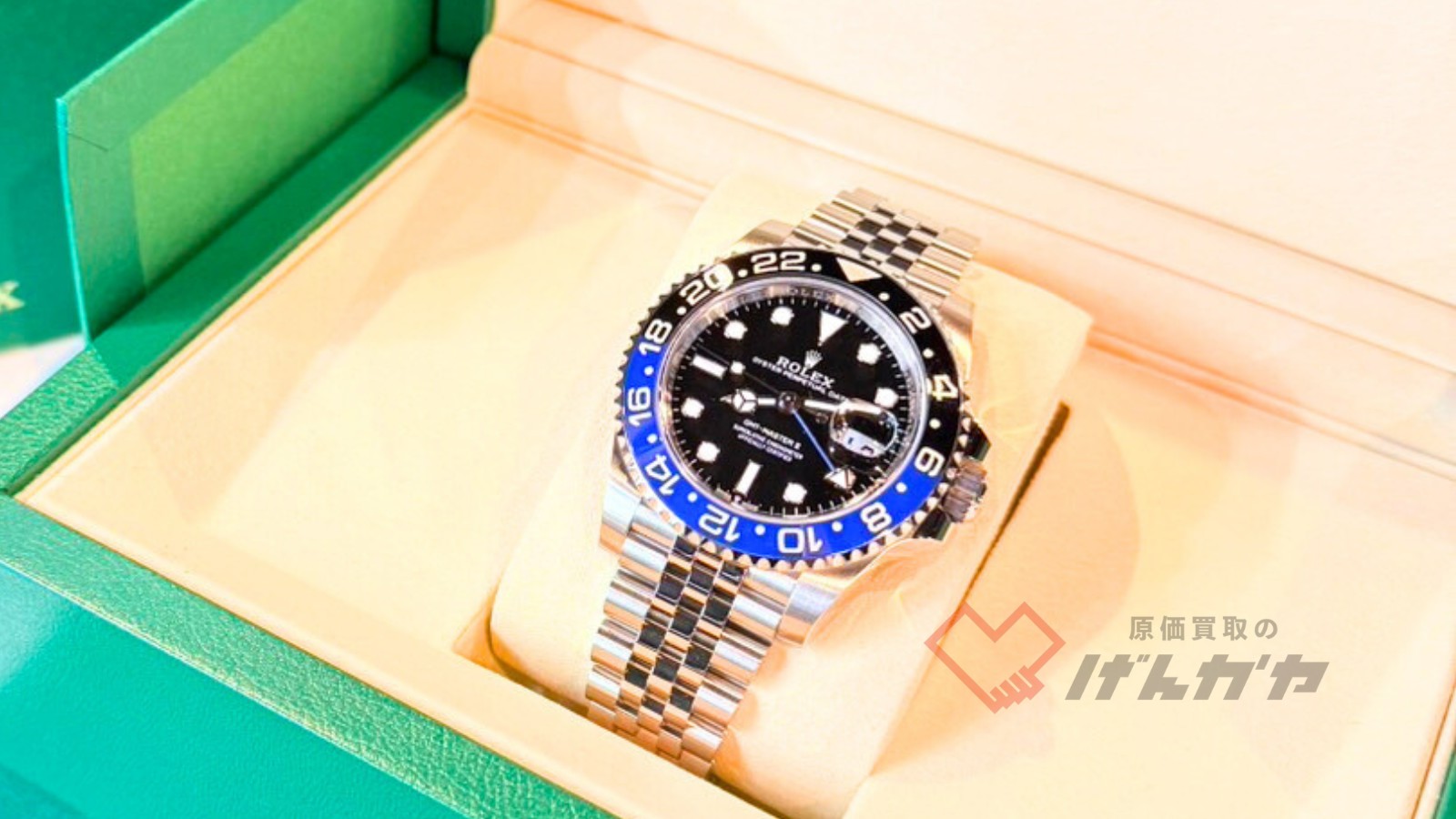 ロレックス　GMTマスターⅡ　126710BLNR　SS/AT　黒文字盤