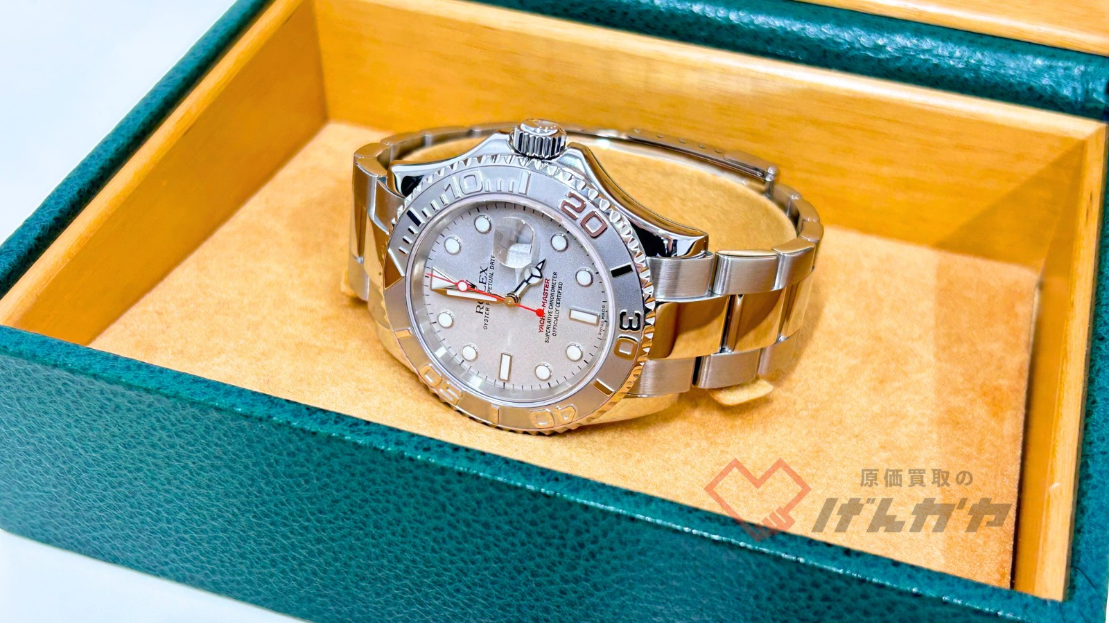 ロレックス　ヨットマスター　16622　PT/AT　シルバー文字盤