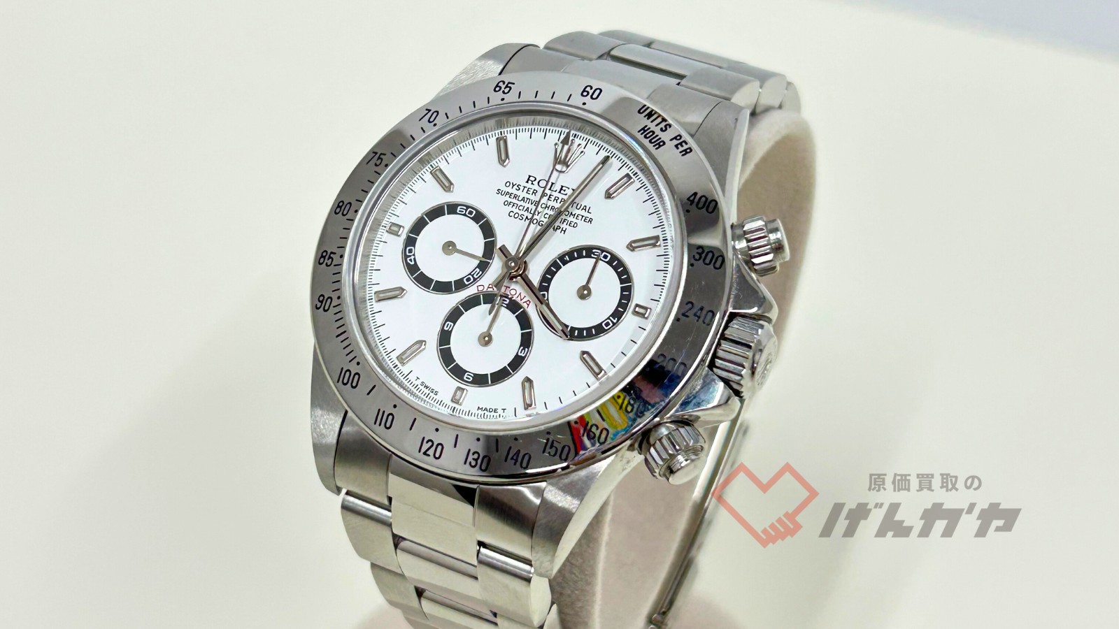 ロレックス　デイトナ　16520　SS/AT　白文字盤