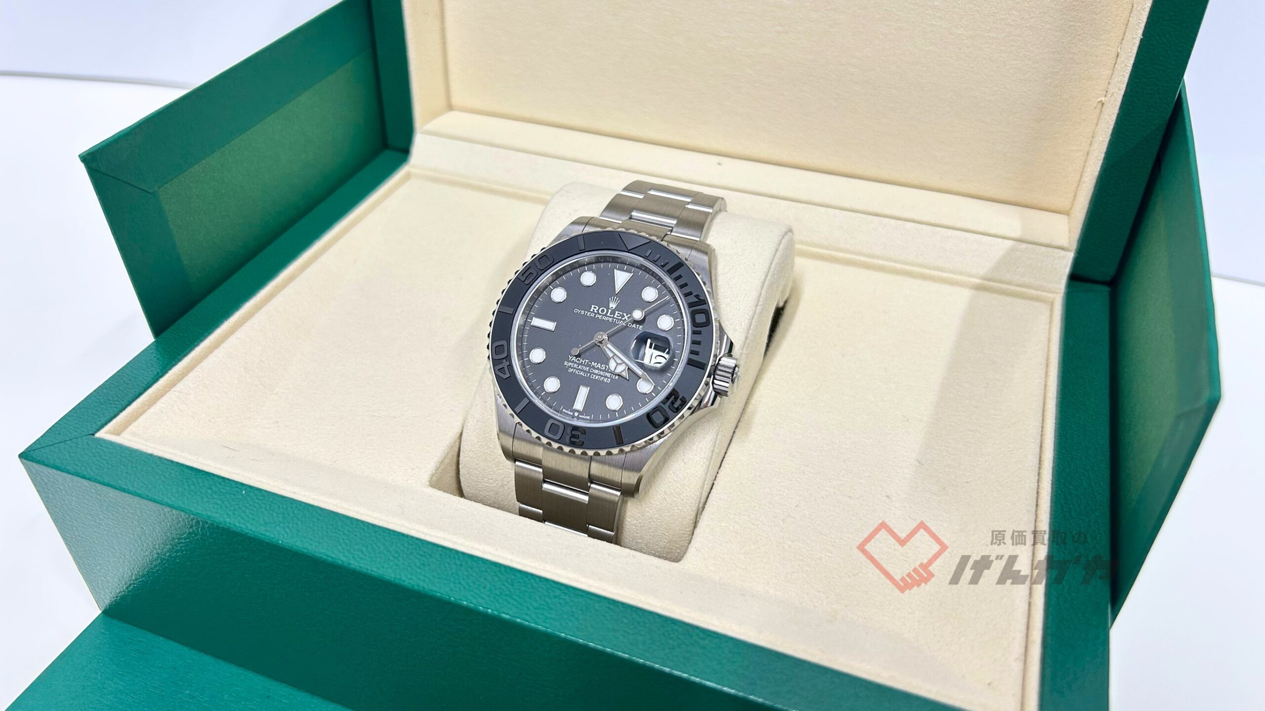 ロレックス　ヨットマスター　226627　Ti/AT　黒文字盤