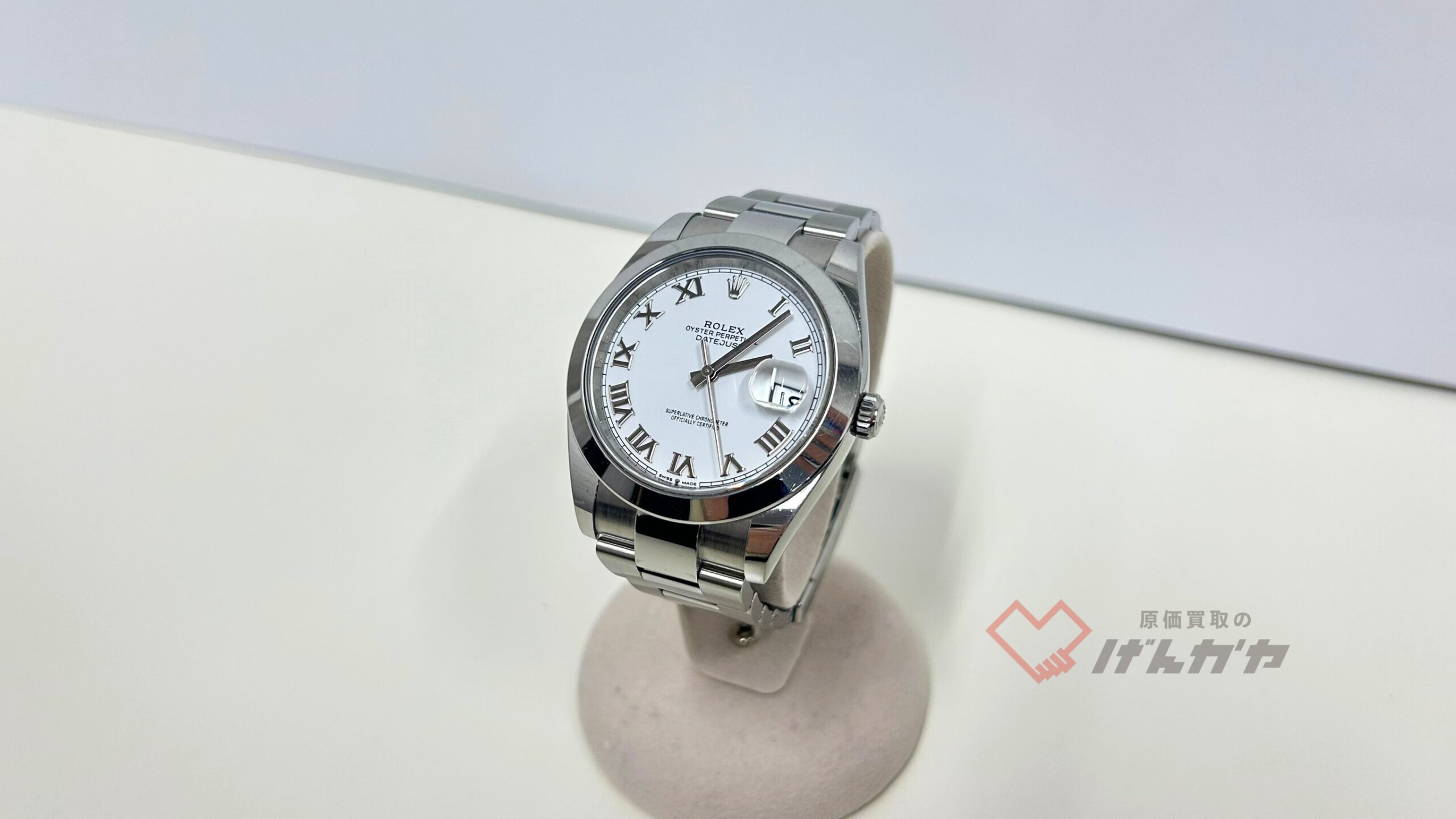 ロレックス　デイトジャスト　126300　SS/AT　白文字盤