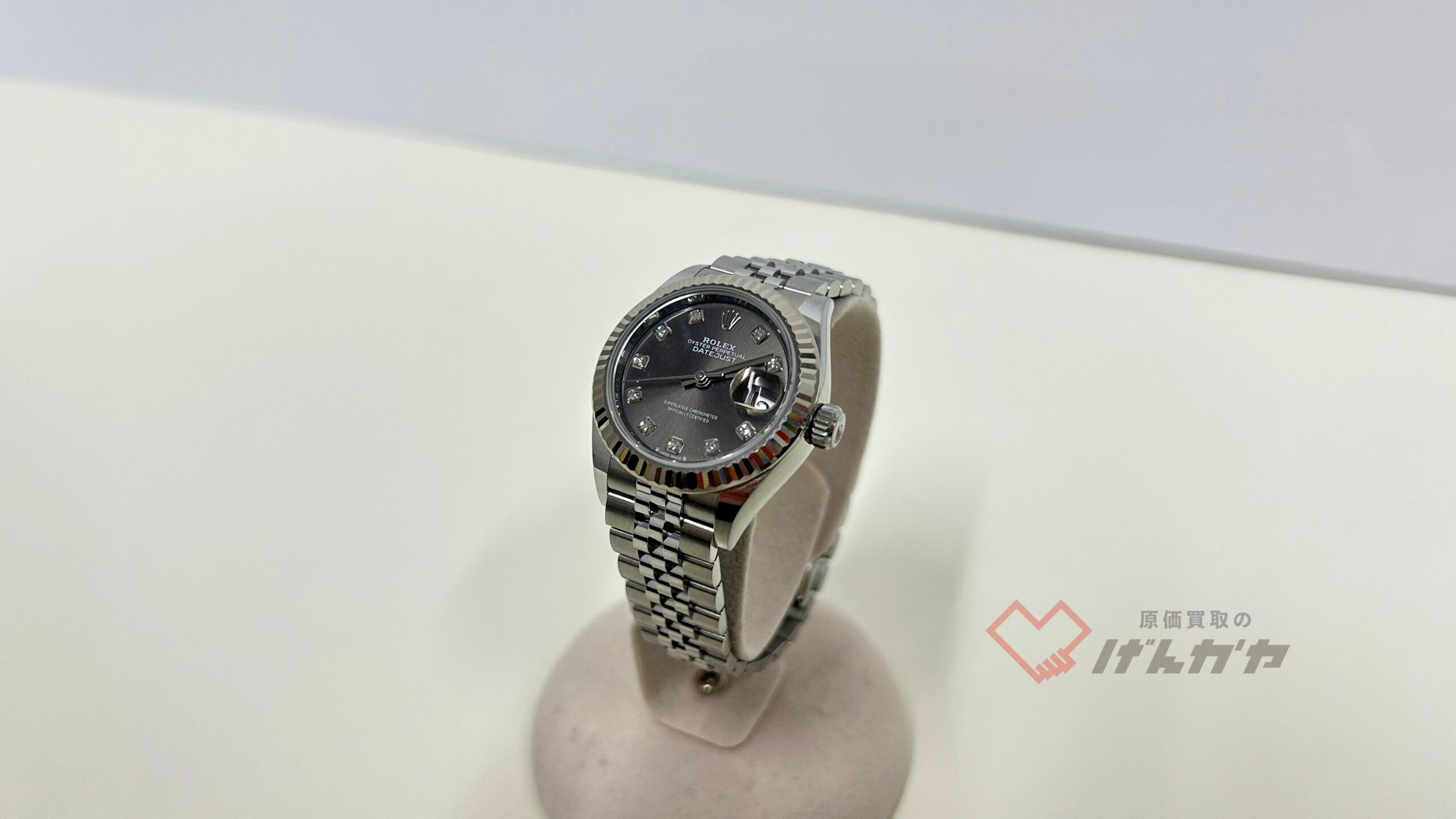 ロレックス　デイトジャスト　279174G　　SS×WG/AT　グレー文字盤