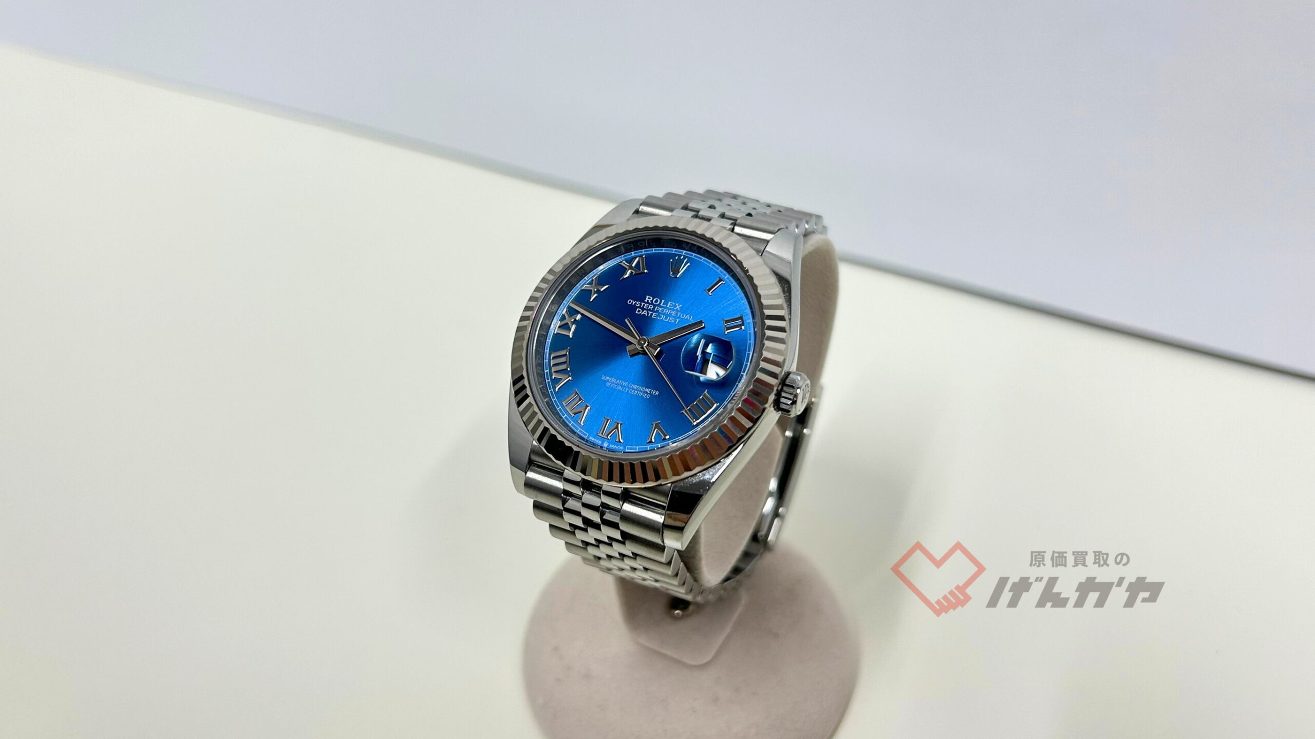 ロレックス　デイトジャスト　126334　SS×WG/AT　ブルー文字盤
