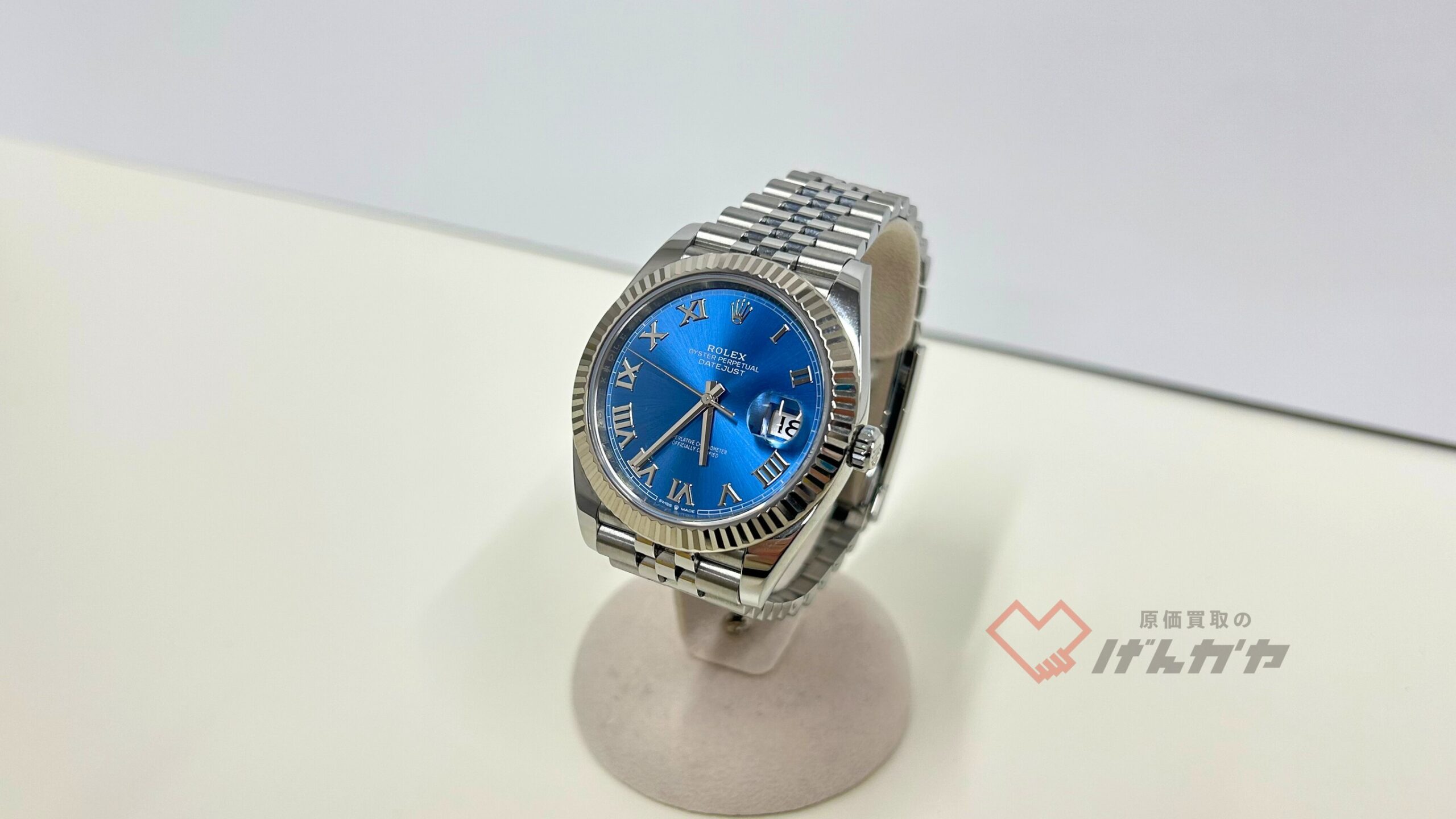 ロレックス　デイトジャスト　126334　SS×WG/AT　ブルー文字盤