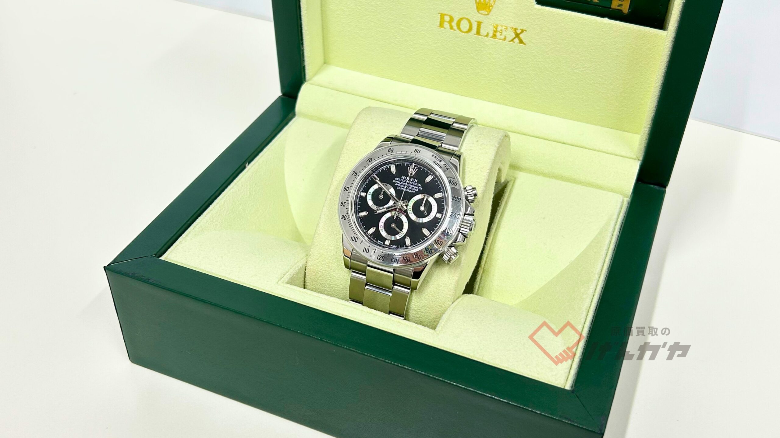 ロレックス　デイトナ　116520　SS/AT　黒文字盤