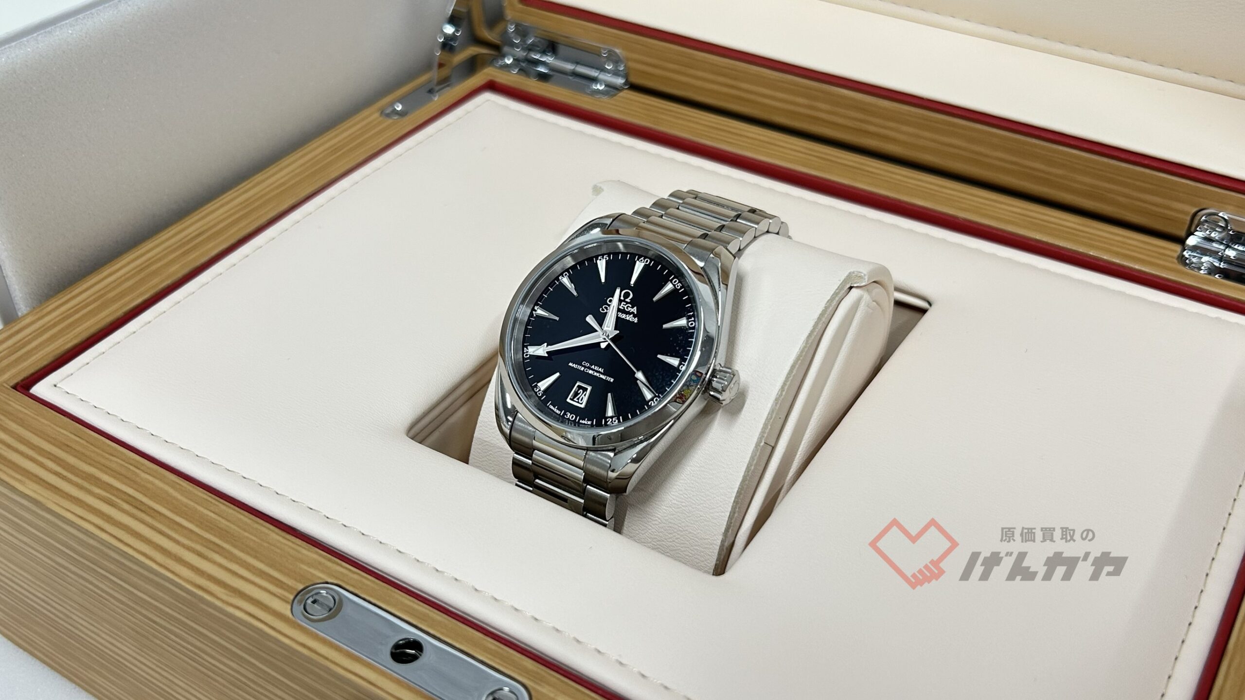 オメガ　シーマスター　220.10.38.20.01.004　SS/AT　黒文字盤