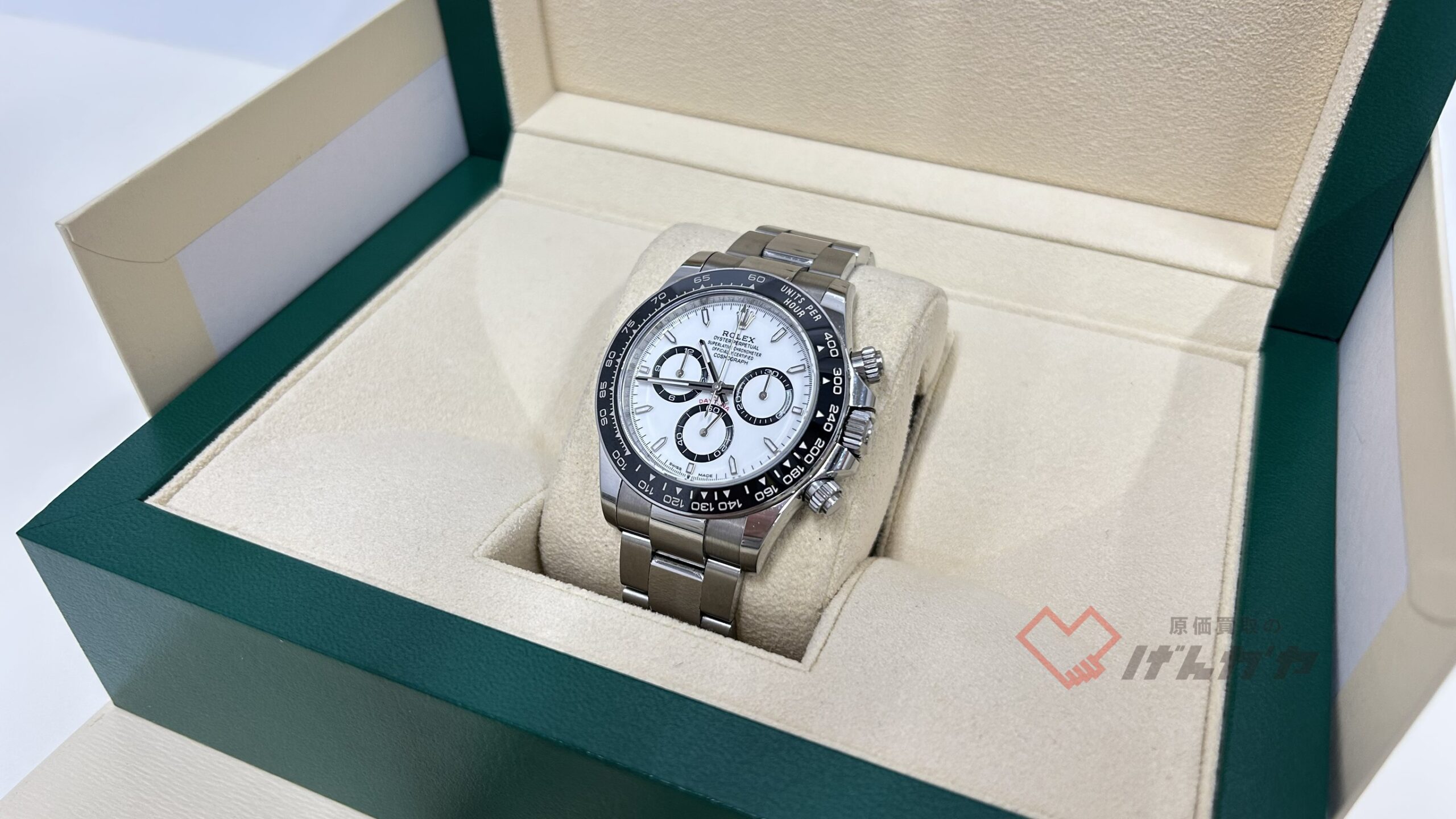 ロレックス　デイトナ　126500LN　SS/AT　白文字盤