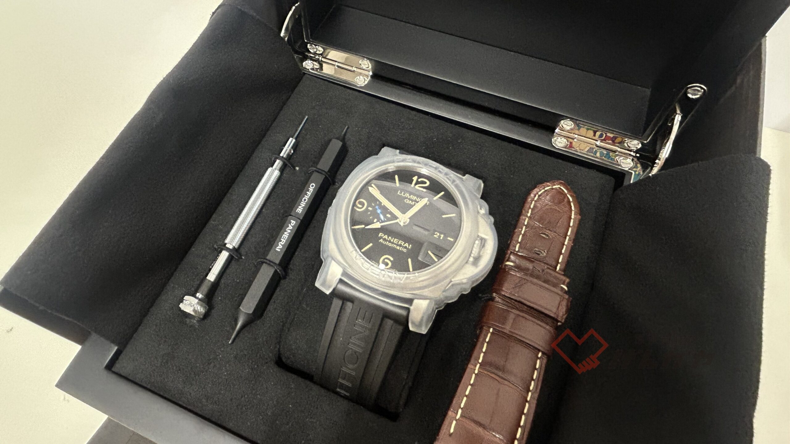 パネライ　ルミノール　PAM01320　SS×ラバー/AT