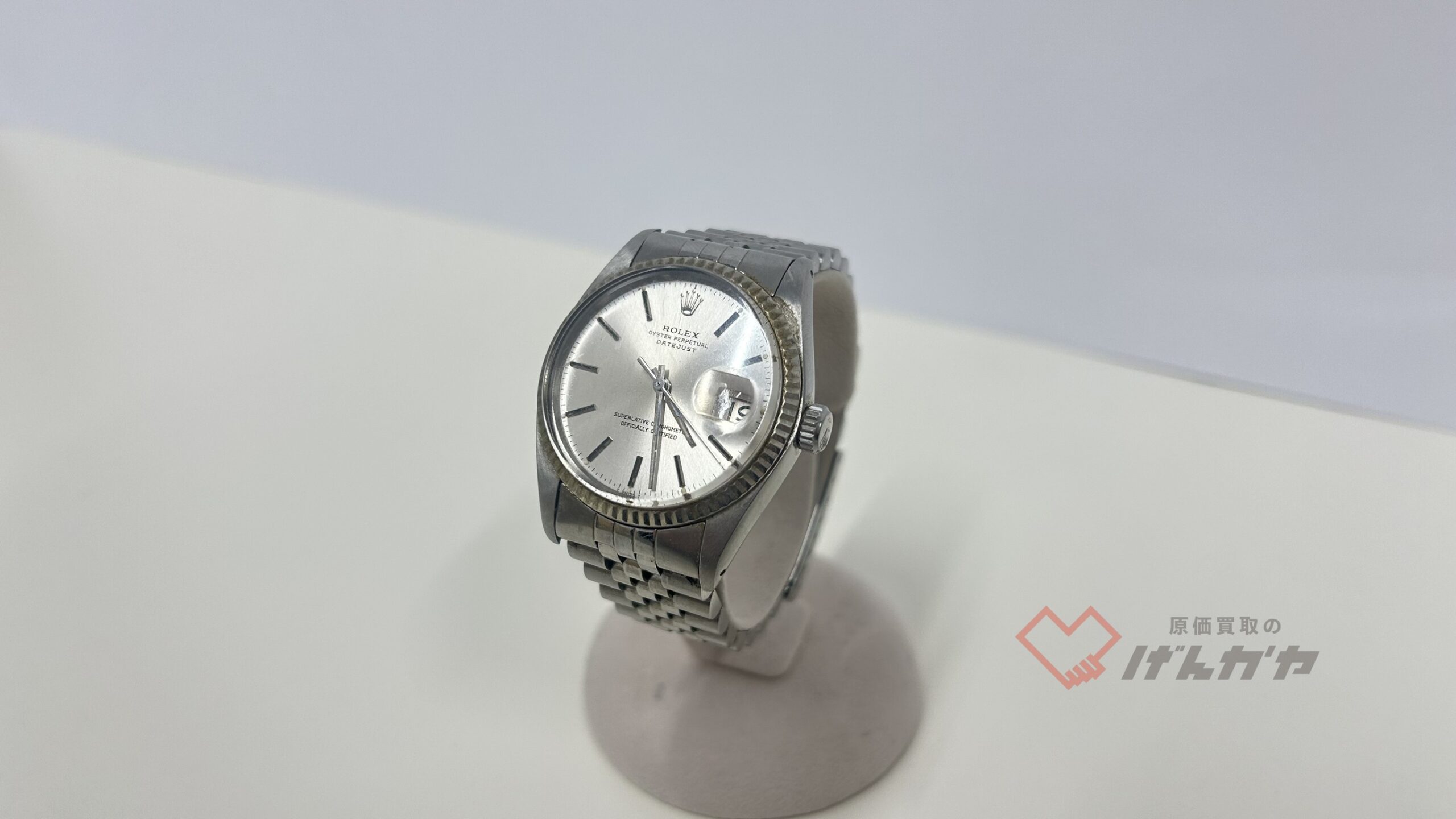 ロレックス　デイトジャスト　16014/JUB　SS/AT　シルバー文字盤