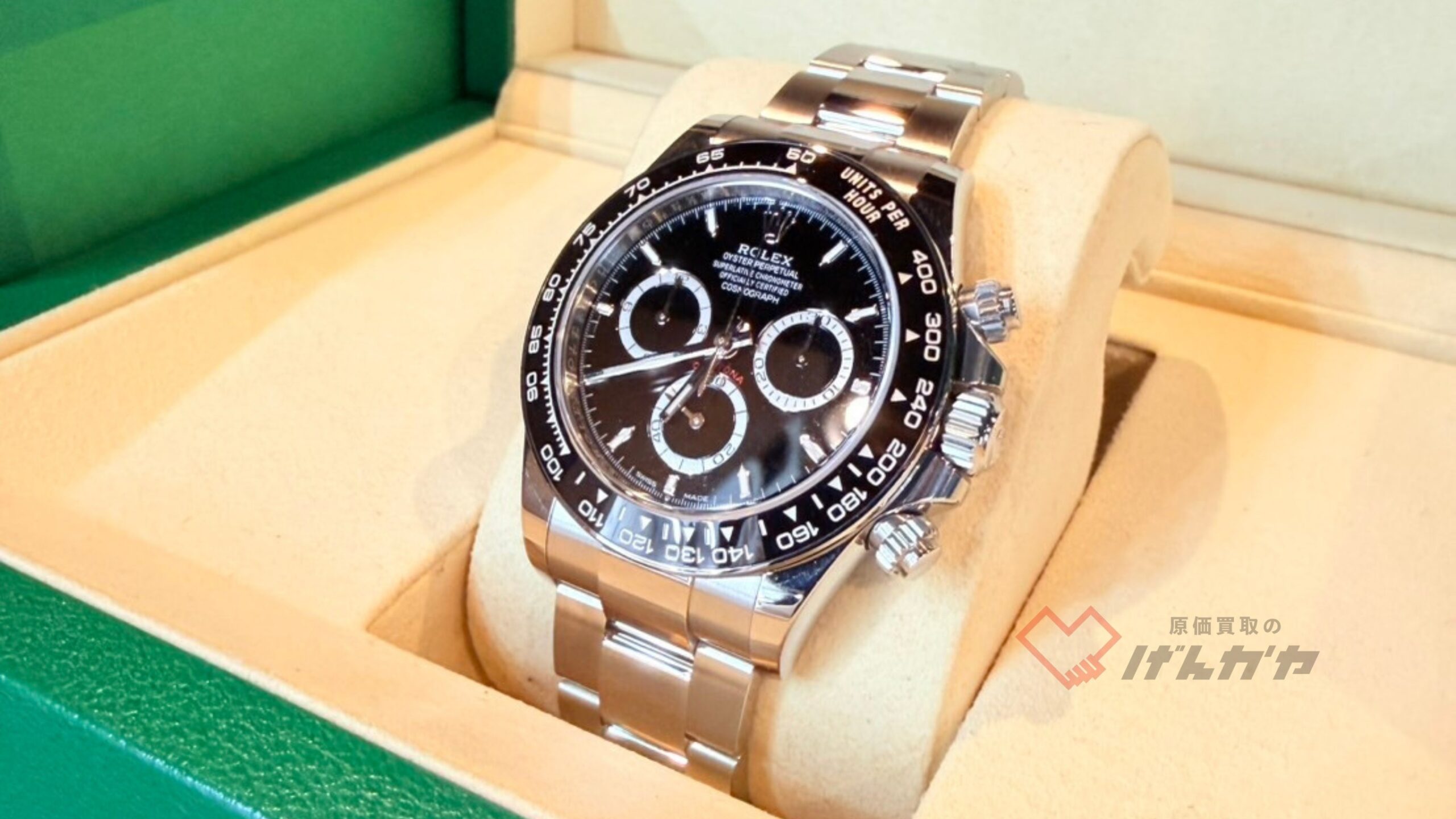 ロレックス　デイトナ　126500LN　SS/AT　黒文字盤