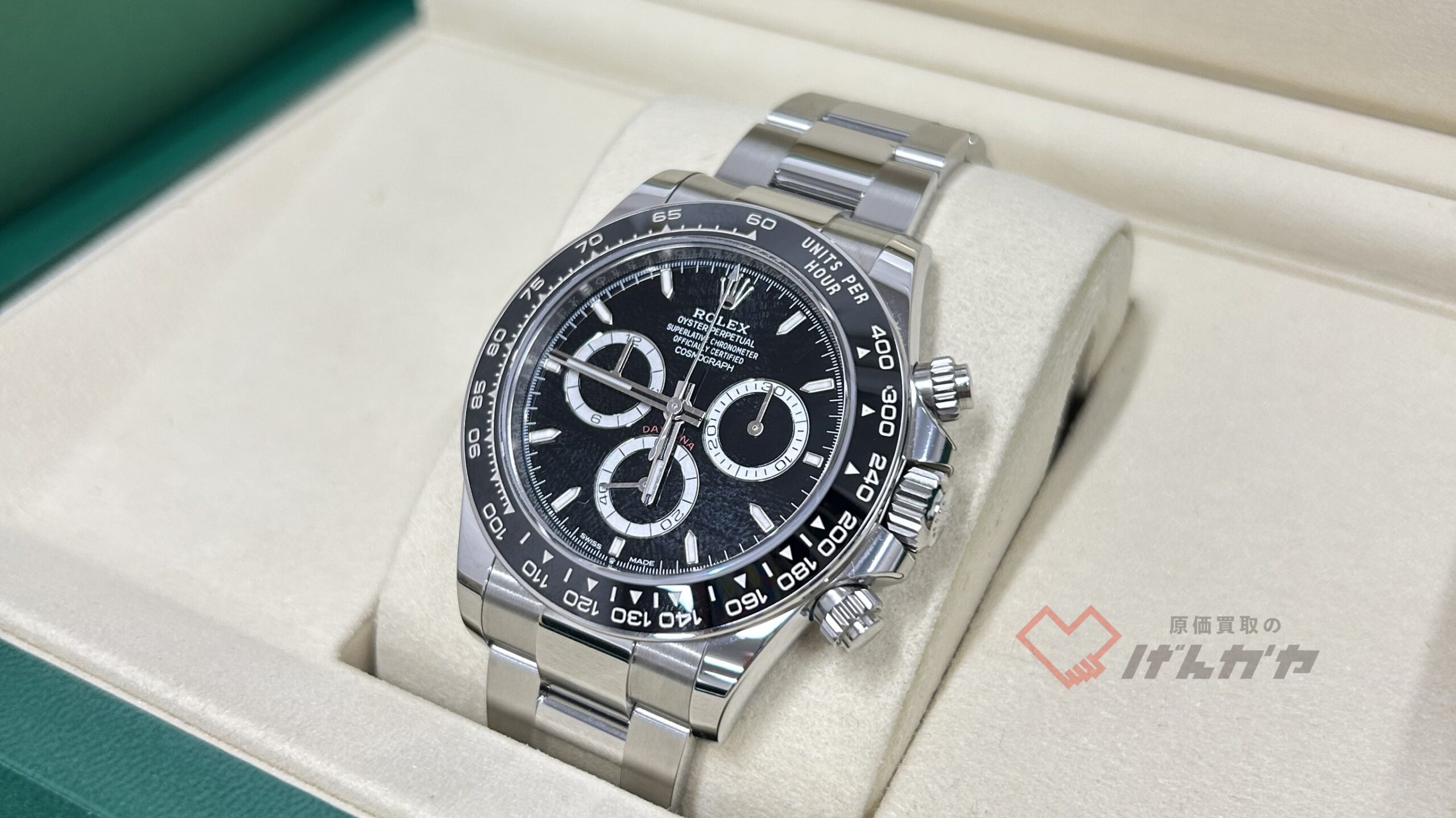 ロレックス　デイトナ　126500LN　SS/AT　黒文字盤